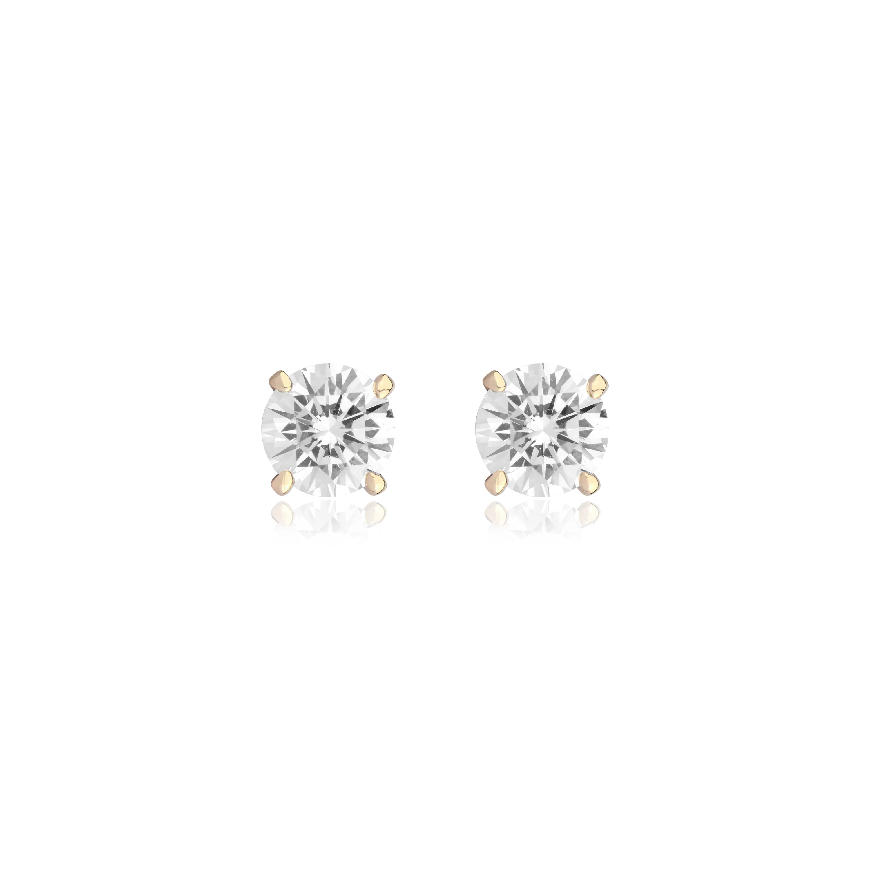 1 CT SOLITAIRE EARRINGS (SCREWBACK) ⭐ ✨ - Image 3