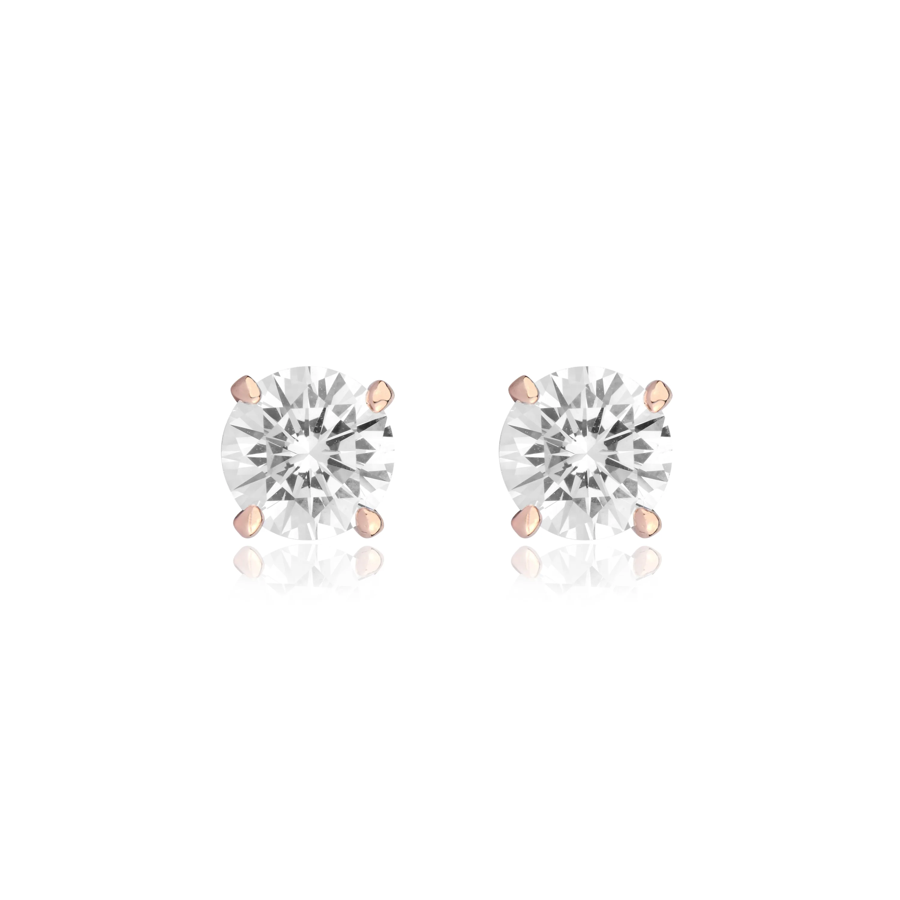 2 CT SOLITAIRE EARRINGS (SCREWBACK) (Get a FREE GIFT) - Image 7