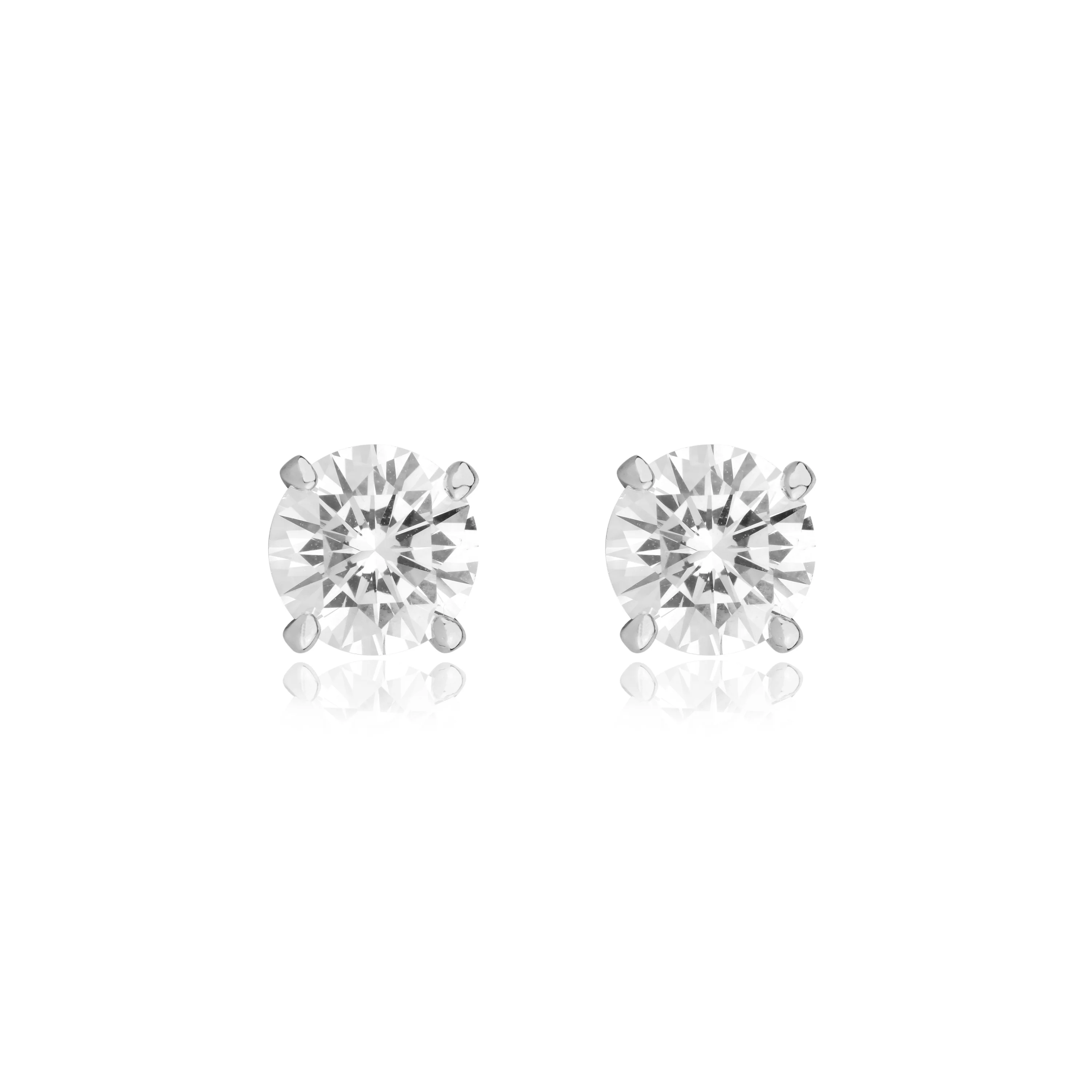 2 CT SOLITAIRE EARRINGS (SCREWBACK) (Get a FREE GIFT) - Image 9