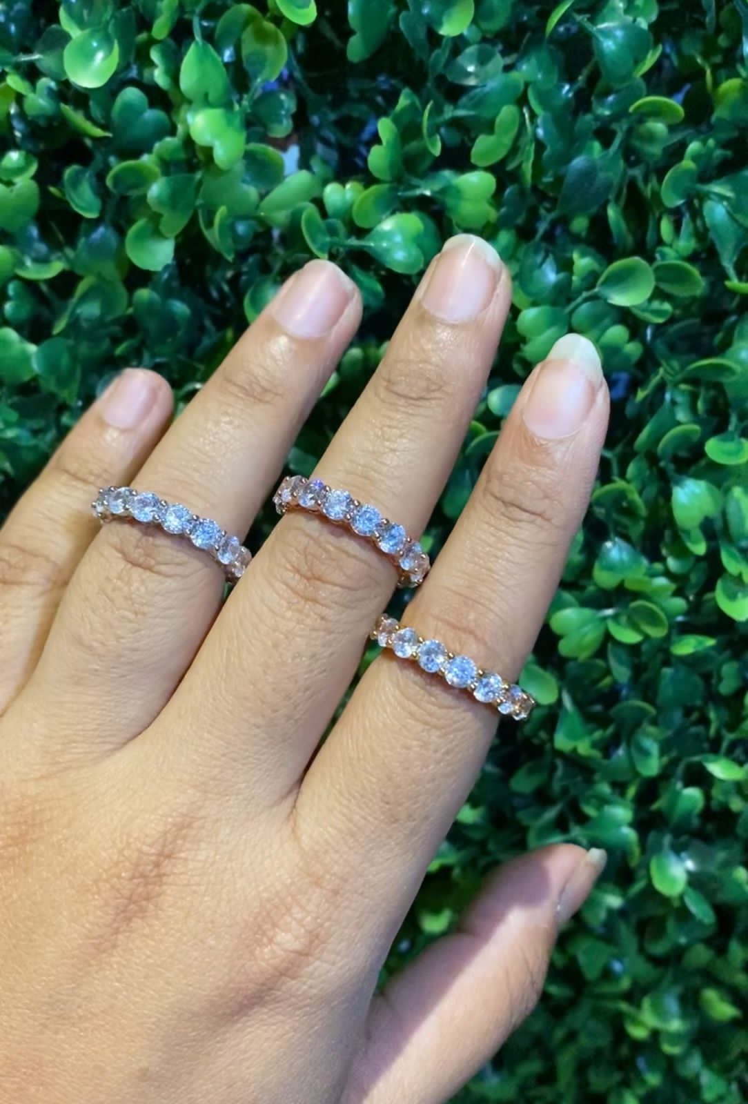 Round Eternity band ring  ❄️ - Image 5