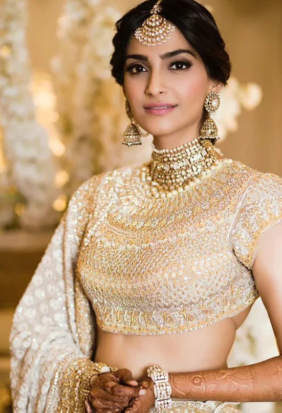 Moissanite polki Gajra Kada/ Bracelet (single piece) - Image 5