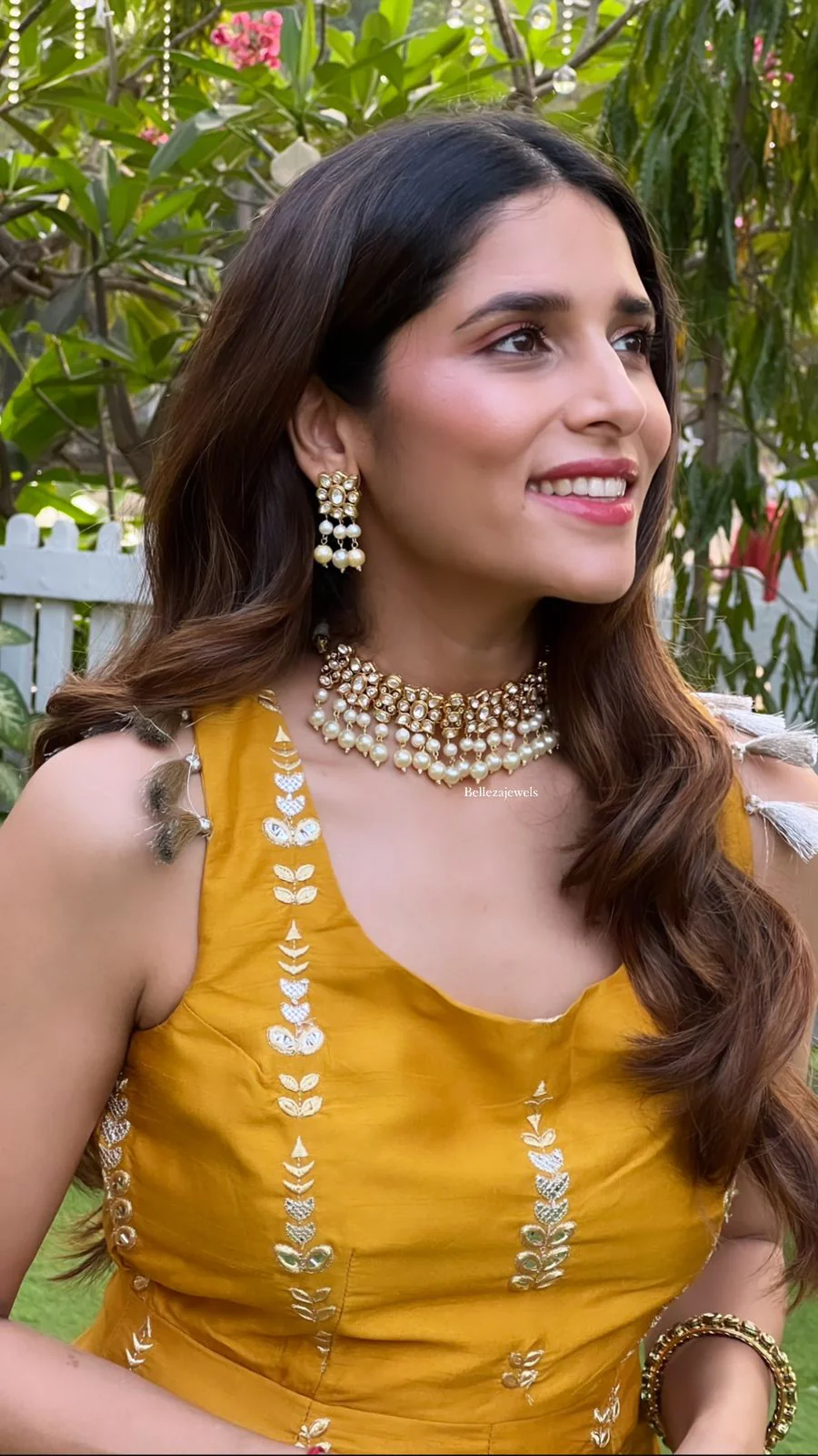 Festive  POLKI CHOKER SET WITH EARRINGS - BEST SELLER 🫰🏻 - Image 7