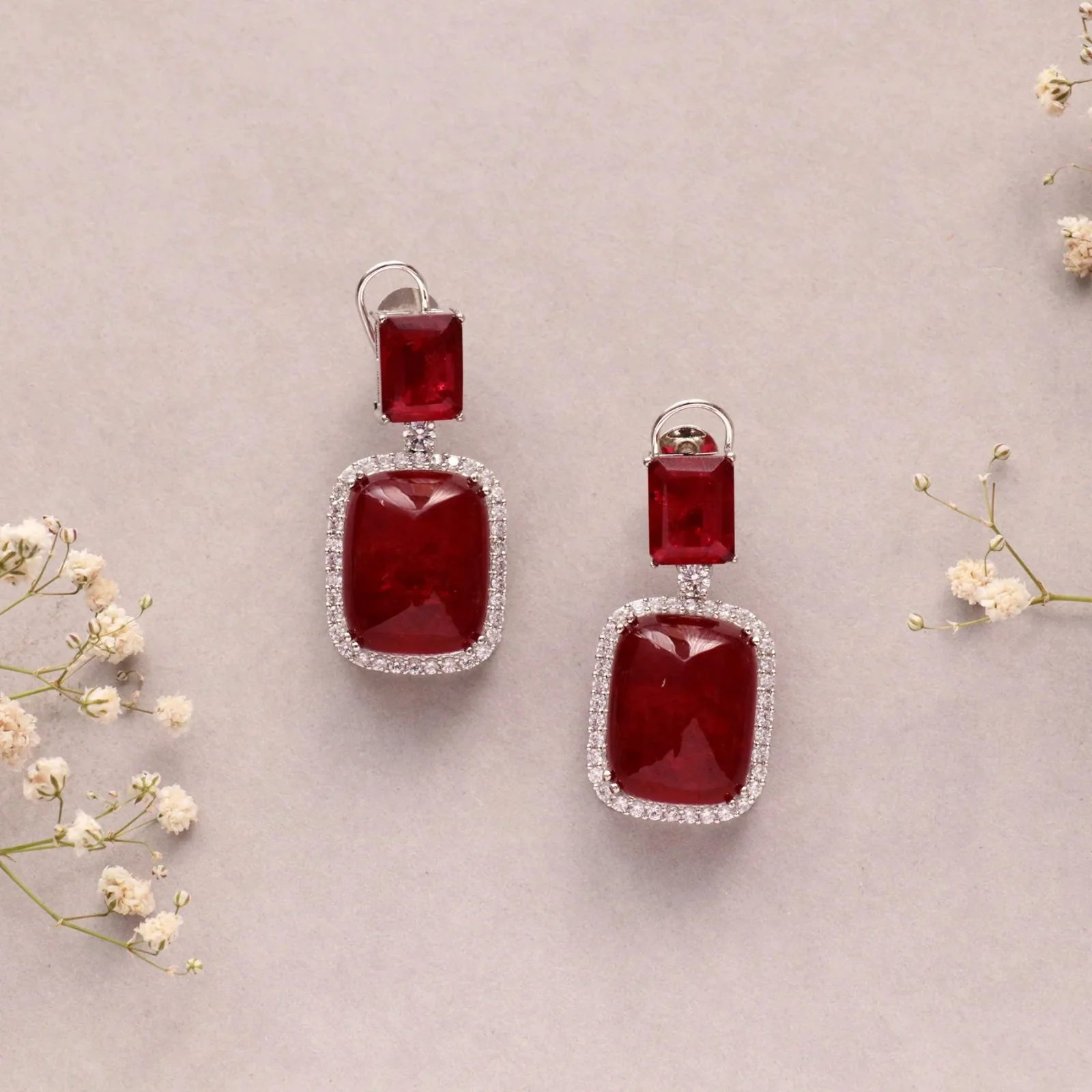 Square doublet earrings - Image 3