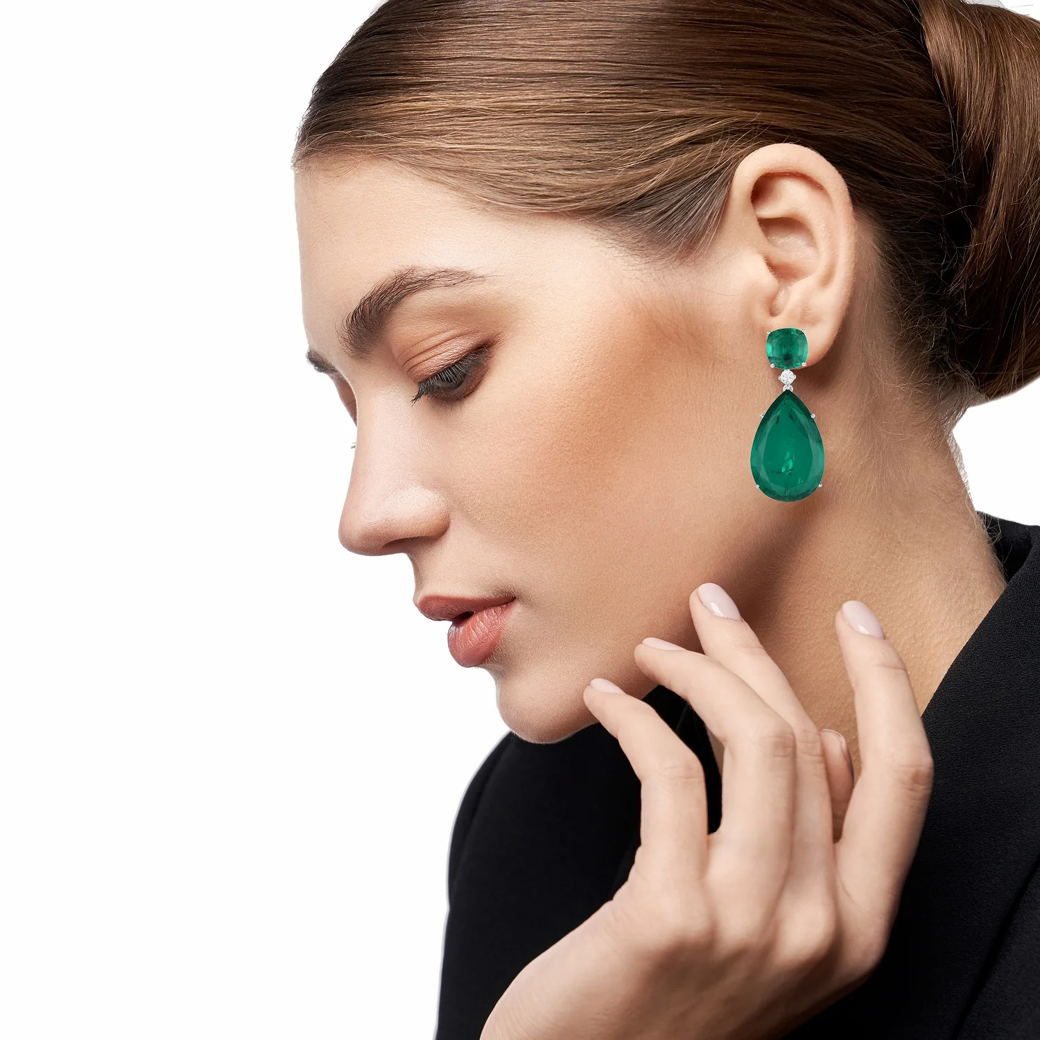 BEST SELLER TEAR DROP DOUBLET EARRING 💚 - Image 3
