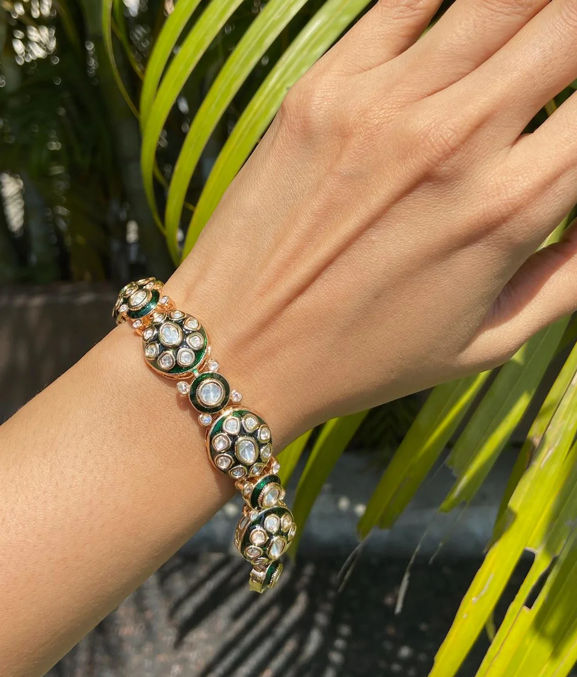 The Floral Heritage meenakari bracelet - Image 6