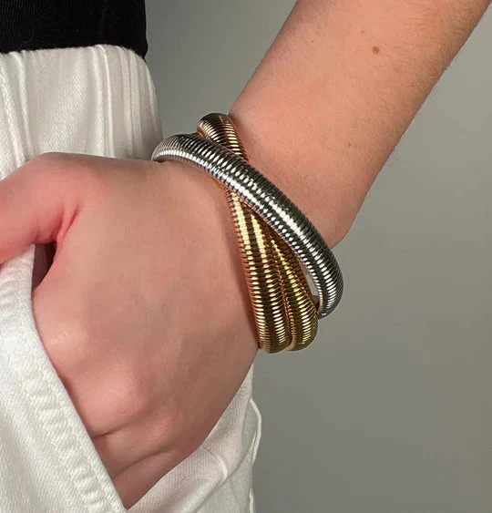 Twisted Rope layered Bracelets - Image 4