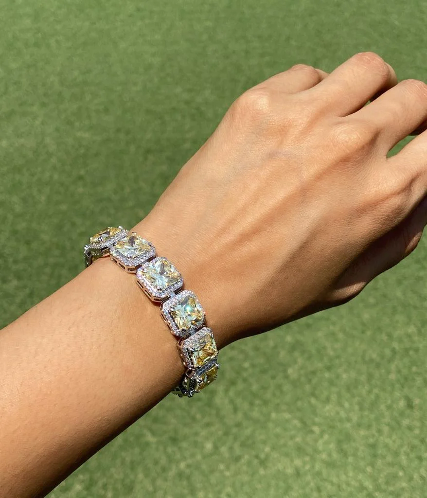 Yellow Citrine Tennis Bracelet 🤌🏻 - Image 3